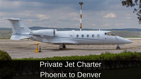 Private Jet Phoenix To Denver Mercury Jets