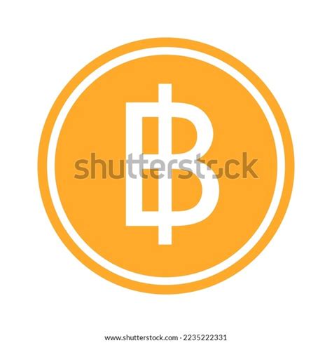 Thai Baht Coin Icon Currency Kingdom Stock Vector Royalty Free