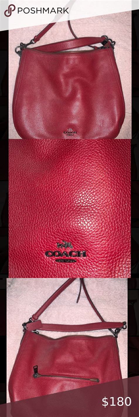 Coach Nomad Crossbody Bag In Burgundy Crossbody Bag Bags Coach Nomad