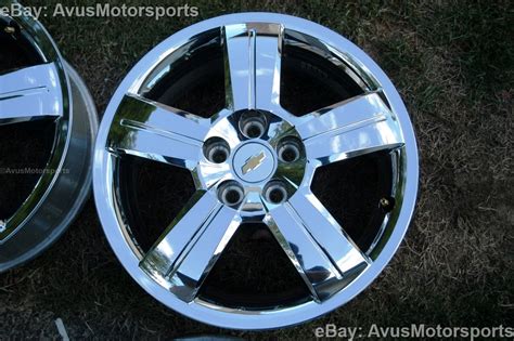 06 11 Chevy Hhr Oem 17 Factory Chrome Clad Wheels Cobalt Malibu Ebay