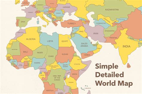 Basic World Map With Countries