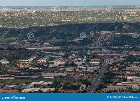 Colorado Springs Cityscape Editorial Stock Image Image Of Springs