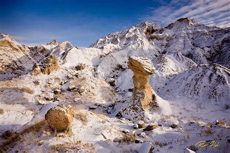 Badlands in Winter Photograph by Rikk Flohr - Fine Art America