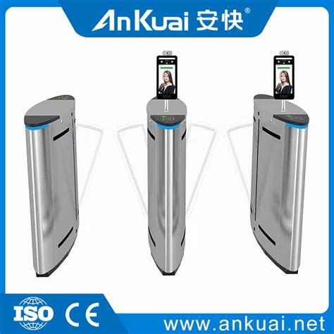 Smart Ai Face Recognition Turnstile Gate Flap Barrier Turnstile Gate