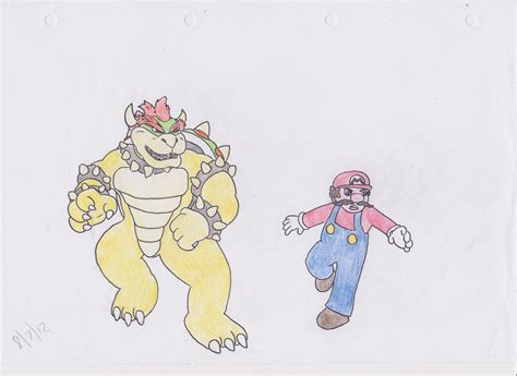 Mario Vs Bowser by Routemaster on DeviantArt