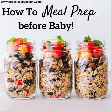 How to Meal Prep Before Baby; 4 Simple Steps (Postpartum Meal Prep)