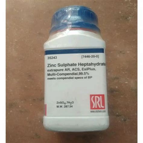 500g Srl Zinc Sulphate Heptahydrate Powder At Rs 798tonne Zinc