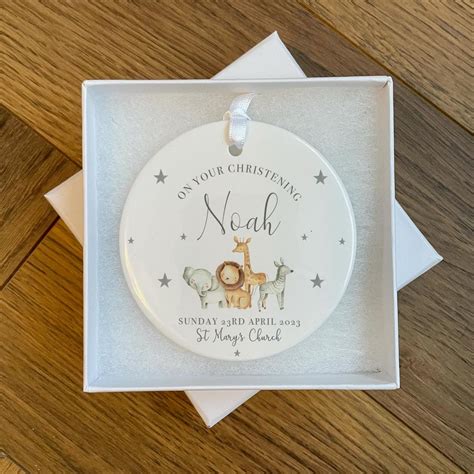 Personalised Christening Ornament Christening Gifts Christening ...