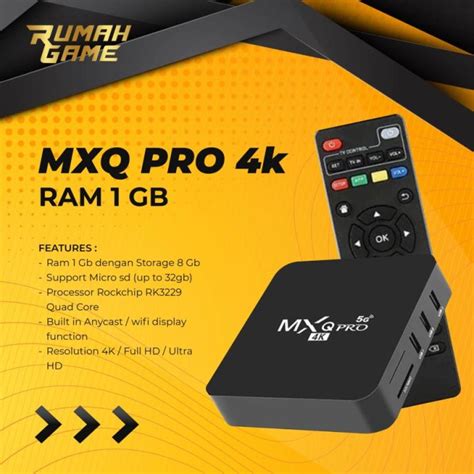 TV Box Android Smart MXQ 4K RK3229 1G 8G H 264 H 265 Lazada Indonesia