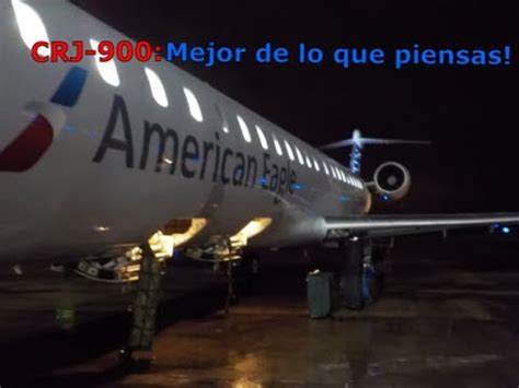 El Genial CRJ 900 American Eagle 5291 Charlotte Baton Rouge YouTube