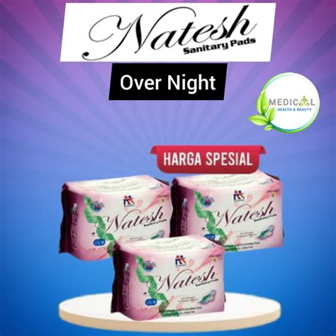 Jual Natesh Over Night Pembalut Herbal Natesh Shopee Indonesia