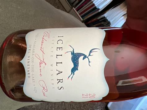 2021 Icellars Estate Winery Cabernet Franc Rosé Icel Vineyard Canada