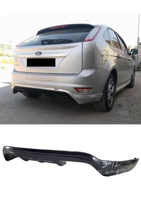 SML Dizayn Ford Focus 2 5 2010 2011 Hatchback Arka Ek difüzör plastik