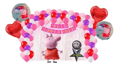 Kit De Globos Peppa Pig Mercadolibre