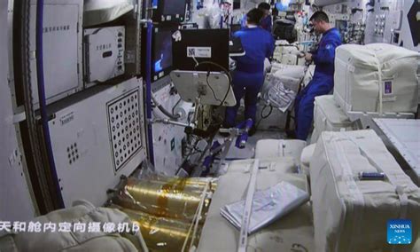 China S Cargo Craft Tianzhou 5 Docks With Space Station Combination