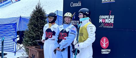 Vinecki Wins Aerials World Cup In Lac Beauport Regains World Cup