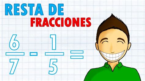 Resta De Fracciones Con Diferente Denominador Super Facil Youtube