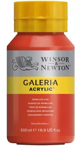 Tinta Acrílica Galeria Vermilion Hue 500ml Winsor Newton Frete grátis