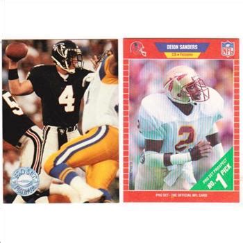 Rookies 1991 Platinum Brett Favre 1989 Pro Set Deion Sanders