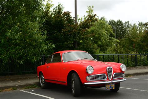 OLD PARKED CARS.: 1963 Alfa Romeo Sprint GT.