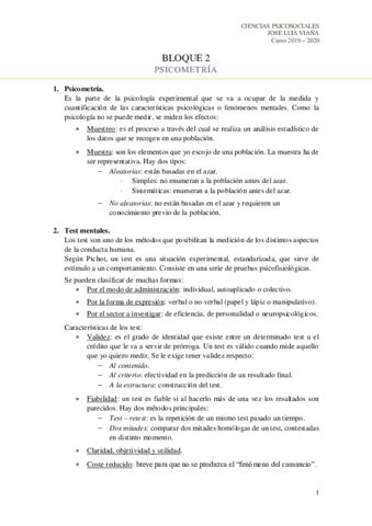 Bloque Psicometria Pdf