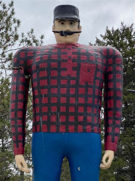 Bemidji's Paul Bunyan statue experiences arm damage - The Bemidji ...