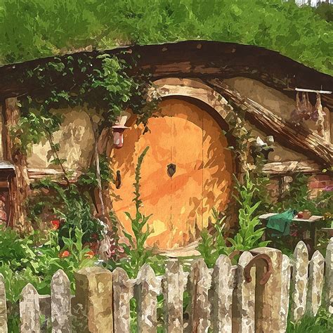 Lord Of The Rings Art Set Of 3 Hobbit Holes Printable Wall Art