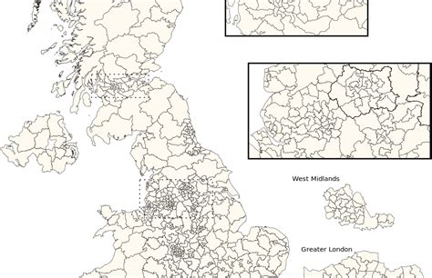 World Maps Library - Complete Resources: Blank Uk Constituency Map