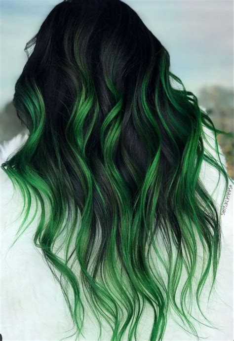 30 Glamorous Light To Dark Green Hair Styles Trending Now Artofit