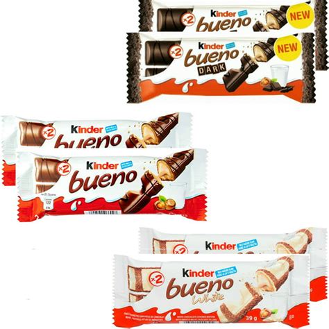 Kinder Bueno, Kinder Bueno White, Kinder Bueno Dark - Variety Combo ...