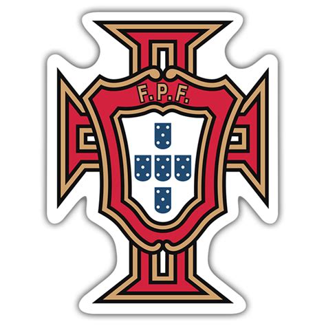 Pegatina Portugal Escudo De F Tbol Teleadhesivo