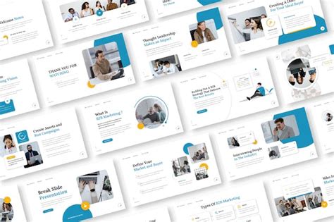 B2B Marketing Powerpoint Presentation Template - Design Template Place