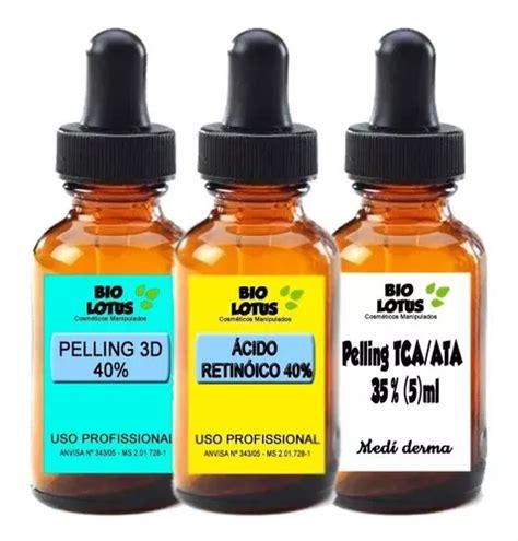 peelling 3d 10 Ml Kit acido Retinoico 40 Promoçao Parcelamento