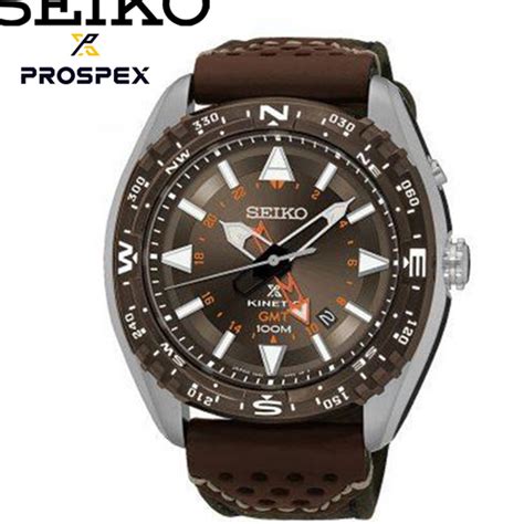 Seiko Prospex Land Kinetic Gmt 100m Men Watch Sun061p1 Mens Fashion