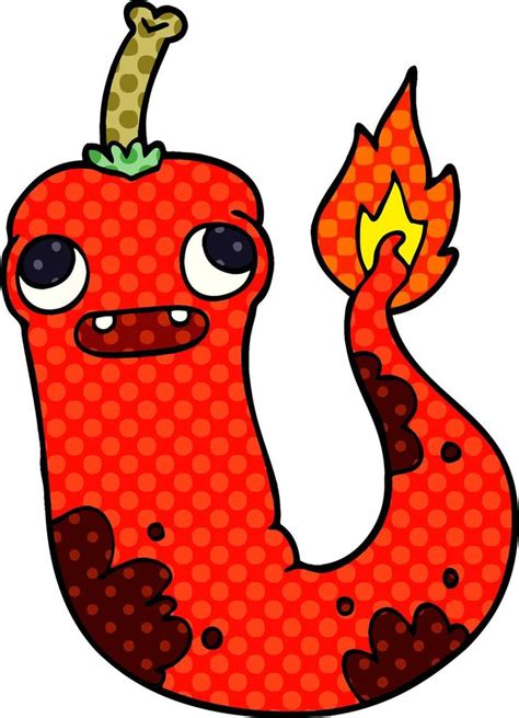 Cartoon Doodle Hot Chilly 12163516 Vector Art At Vecteezy