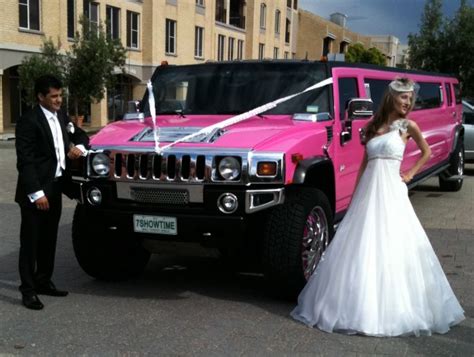 Pink Hummer Bride | Limousines Hire Perth