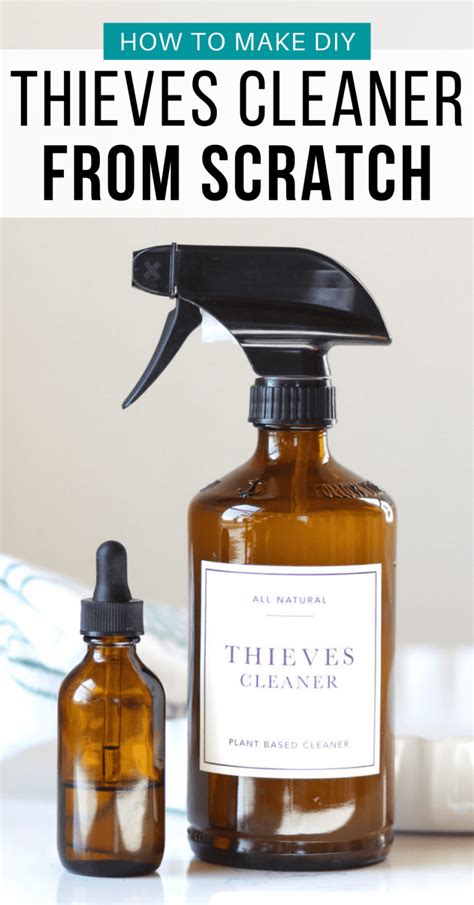 Thieves Oil Cleaning Spray Recipe Dandk Organizer