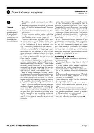 Esg Risks Superannuation Trustees A Legal Perspective Pdf