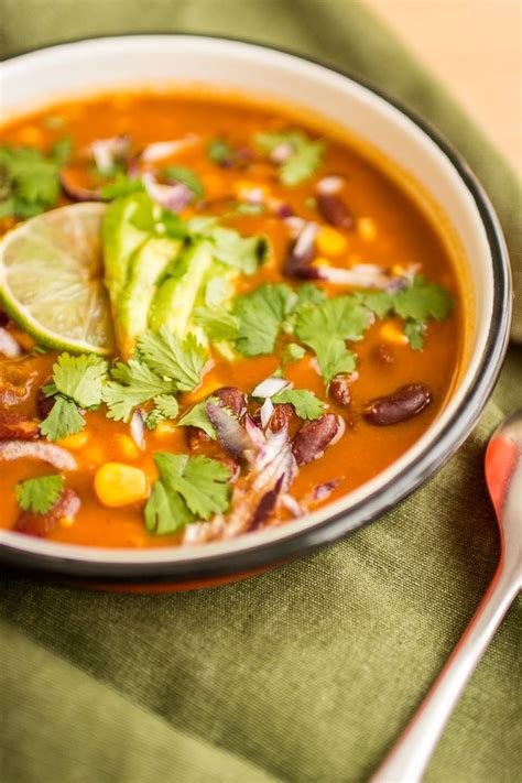 Une D Licieuse Soupe Mexicaine De Haricots Rouges Pour Votre R Chauffer