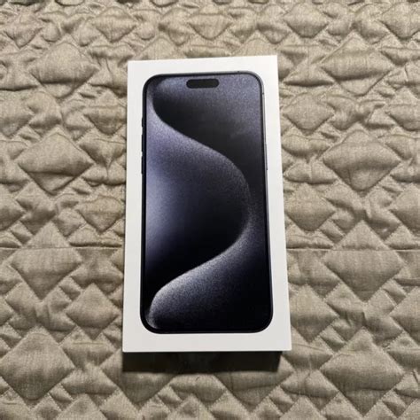 APPLE IPHONE 15 Pro Max Débloqué 512 Go bleu titane Tout neuf EUR 1