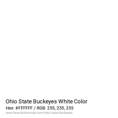 Ohio State Buckeyes Brand Color Codes » BrandColorCode.com