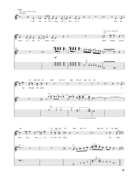 She-Wolf by Megadeth - Electric Guitar - Digital Sheet Music | Sheet ...