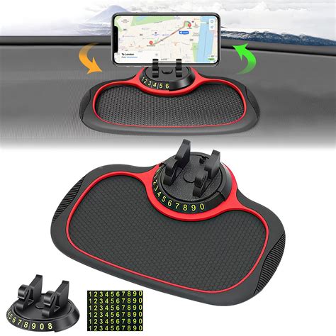 Rednow Multifunction Car Anti Slip Mat Auto Phone Holder Car Phone