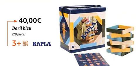 Promo Baril Bleu Kapla Chez Jouets Sajou Icatalogue Fr