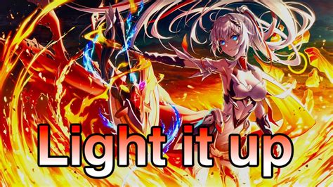 Nightcore Light It Up Lyricsswitching Vocals Jim Yosef Riell