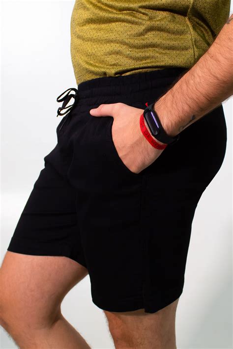 Short Jogger Sarja Black Masculino Stretch Anticorpus