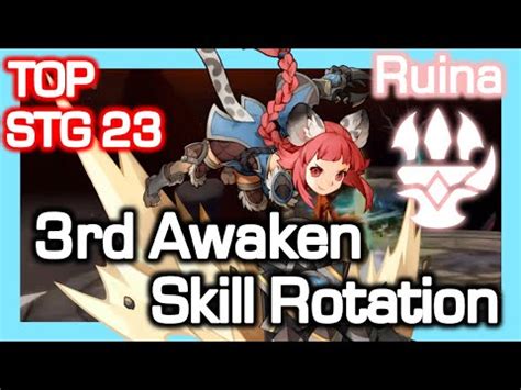 TOP Ruina 3rd Awaken STG 23 Skill Rotation Dragon Nest China YouTube