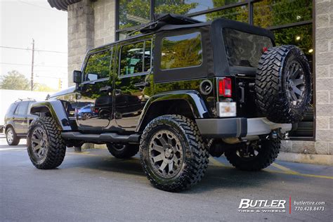 Jeep Wrangler With In Black Rhino Warlord Wheels Exclusively From