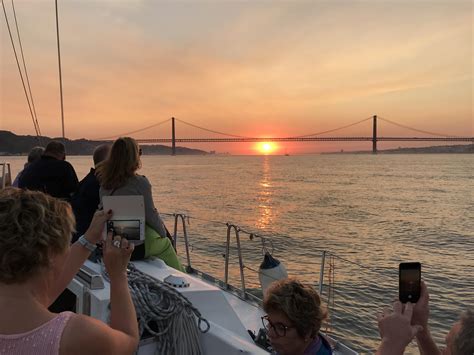 Sunset Sail on the Tagus incl Christo Rei Torre de Belém from 55