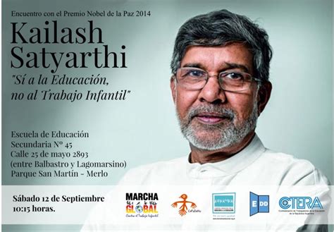 Kailash Satyarthi Premio Nobel De La Paz S A La Educaci N No Al